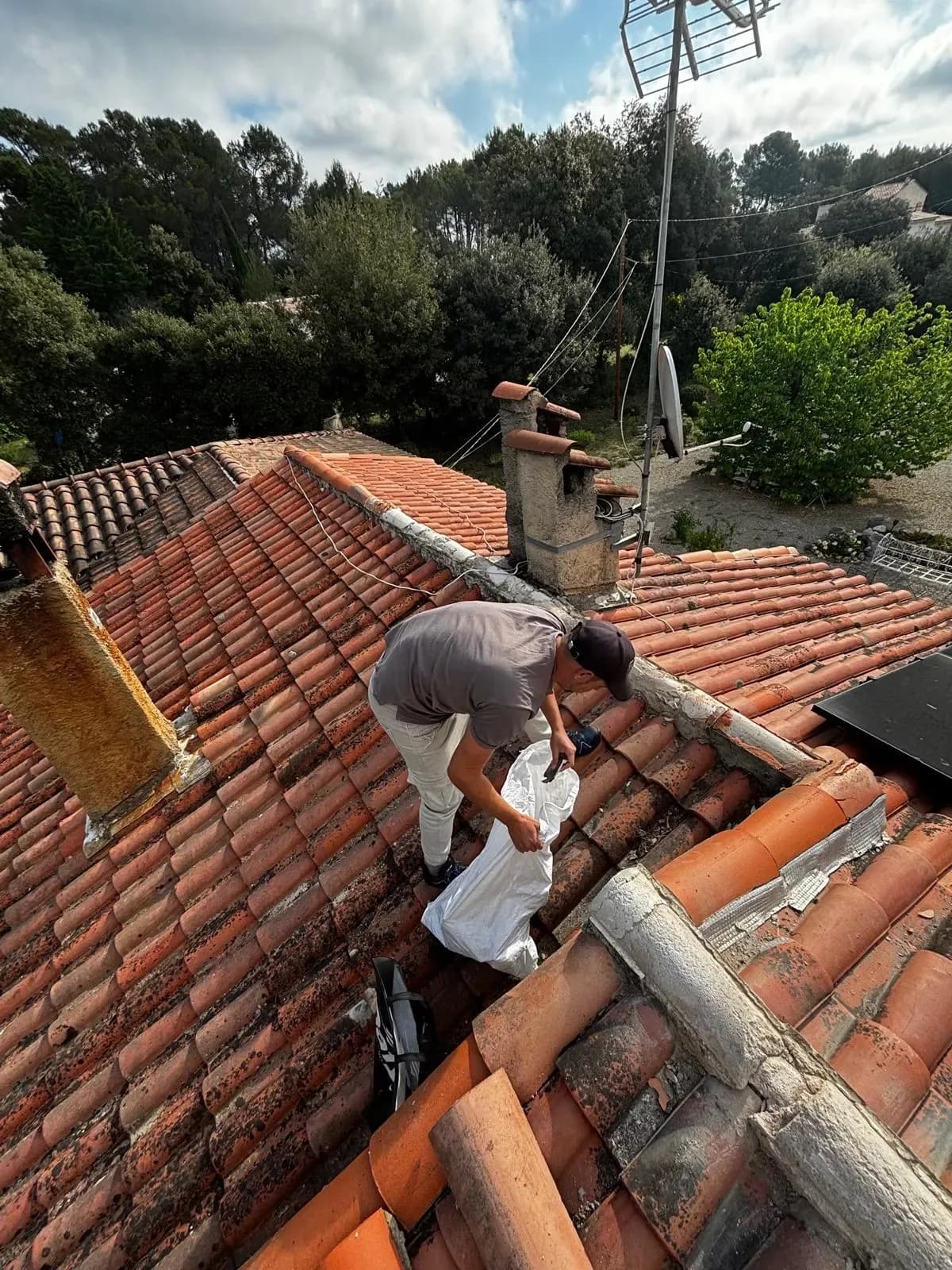 Réfection de faîtage à Sillans-la-Cascade
